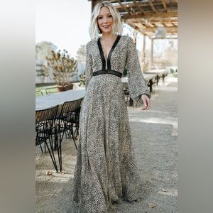 NWT Baltic Born Cha Cha Print Maxi Dress
Size L